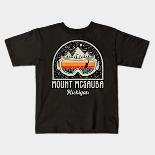 Mt. McSauba Michigan Kids T-Shirt